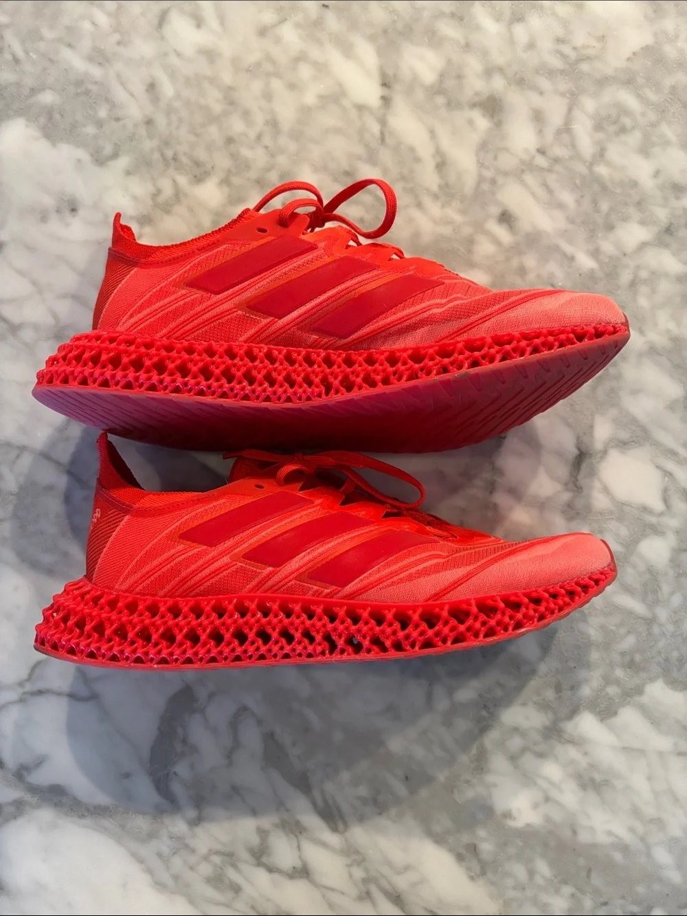 adidas Red 4DFW Athletic Sneakers